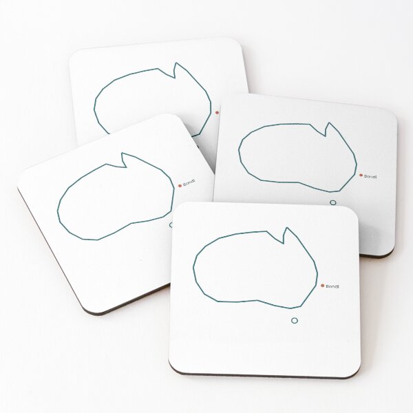 Item preview, Australia Outline | Minimalist Country Silhouette Design | Aussie Expat Gift designed and sold by BondiDrift.