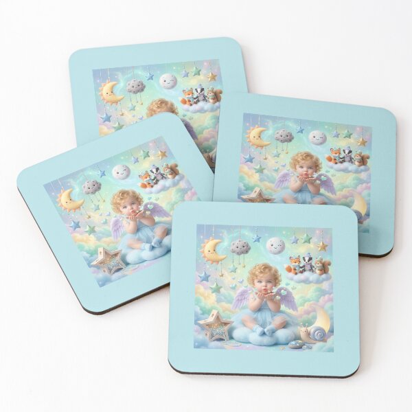 Item preview, Dreamy Little Angel in the Clouds. designed and sold by JoyNest = "The nest of joy".