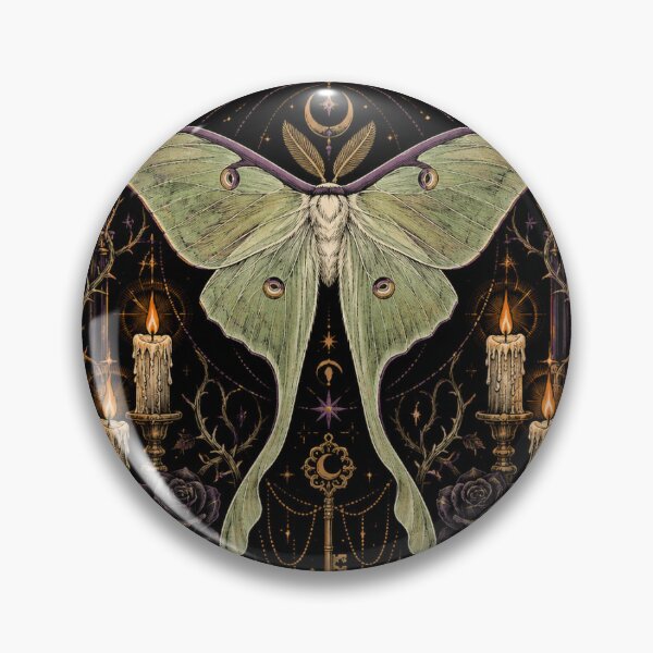 Item preview, Gothic Luna Moth Moon Phases designed and sold by 4lmyr.