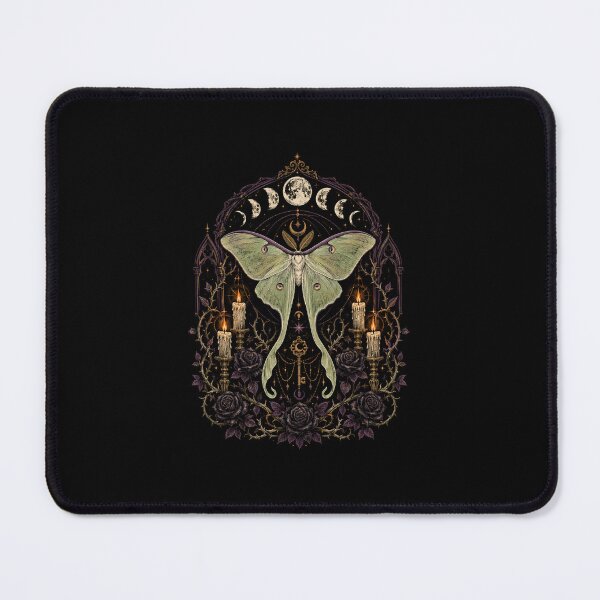 Item preview, Gothic Luna Moth Moon Phases designed and sold by 4lmyr.