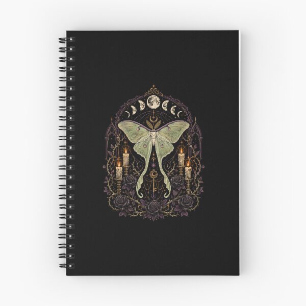 Item preview, Gothic Luna Moth Moon Phases designed and sold by 4lmyr.