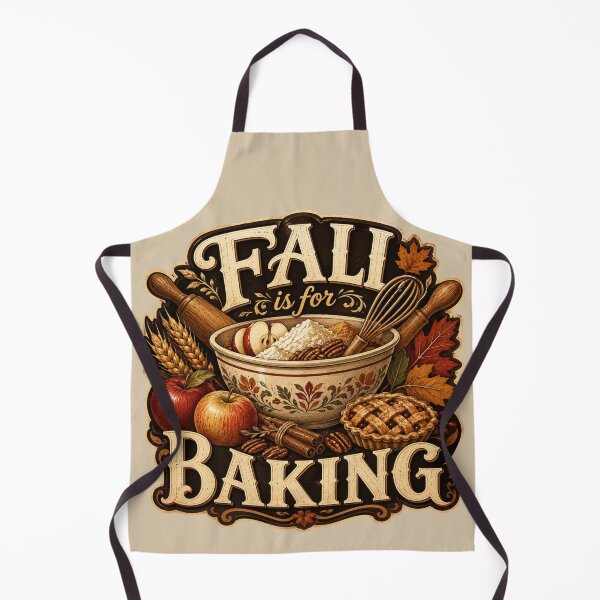 Item preview, Fall Is for Baking – Cozy Autumn Baker Design designed and sold by astersgraphics.