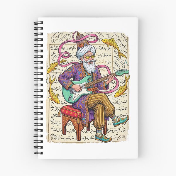 Item preview, Persian Miniature Guitar Player designed and sold by TeeARTHY.