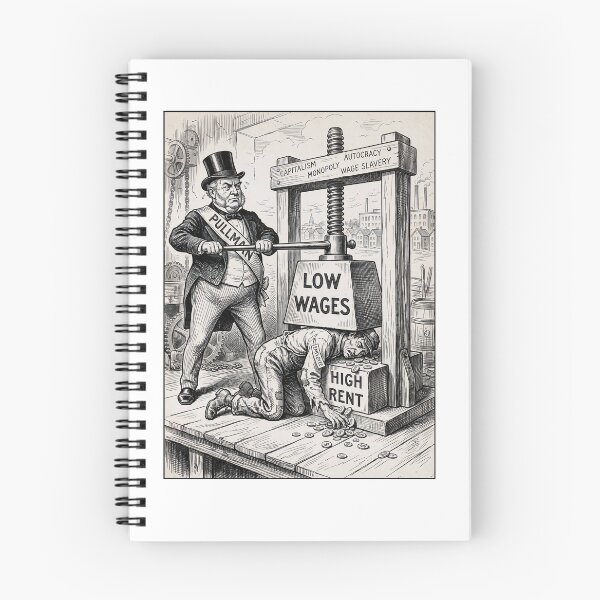 Item preview, Anti capitalism High Rent Low Wages designed and sold by TeeARTHY.