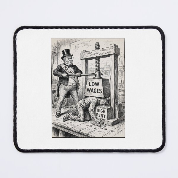 Item preview, Anti capitalism High Rent Low Wages designed and sold by TeeARTHY.