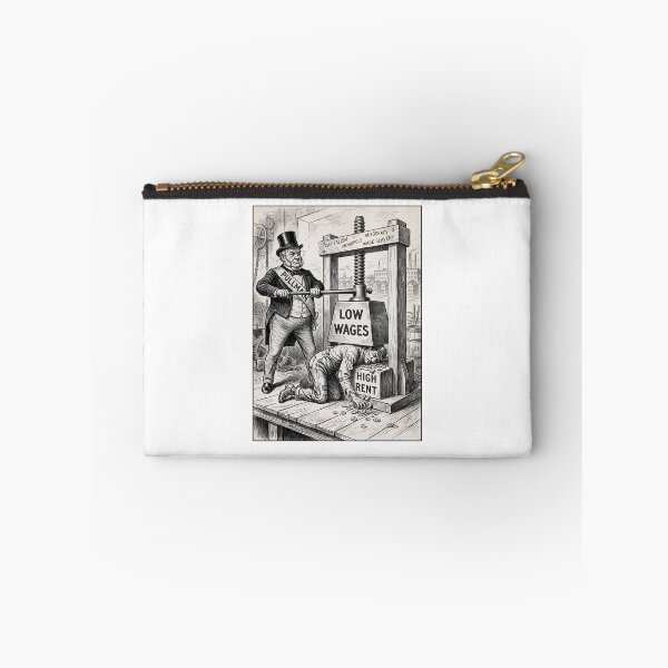 Item preview, Anti capitalism High Rent Low Wages designed and sold by TeeARTHY.