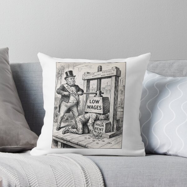 Item preview, Anti capitalism High Rent Low Wages designed and sold by TeeARTHY.