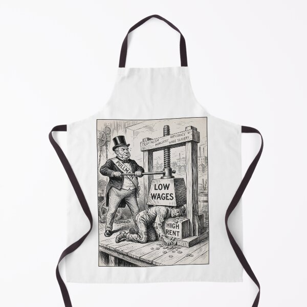Item preview, Anti capitalism High Rent Low Wages designed and sold by TeeARTHY.