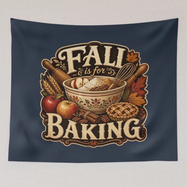 Item preview, Fall Is for Baking – Cozy Autumn Baker Design designed and sold by astersgraphics.