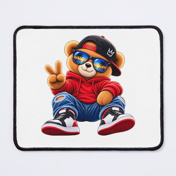 Item preview, Cool Teddy Bear Streetwear – Summer Beach Vibes designed and sold by ArtSpark Studio.