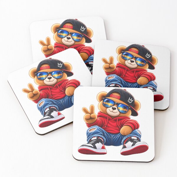 Item preview, Cool Teddy Bear Streetwear – Summer Beach Vibes designed and sold by ArtSpark Studio.
