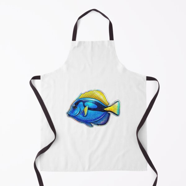 Item preview, Blue Tang Tropical Reef Fish Aquarium Art designed and sold by KenworksDigital.