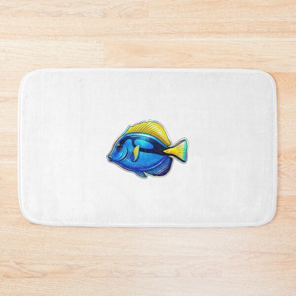 Item preview, Blue Tang Tropical Reef Fish Aquarium Art designed and sold by KenworksDigital.