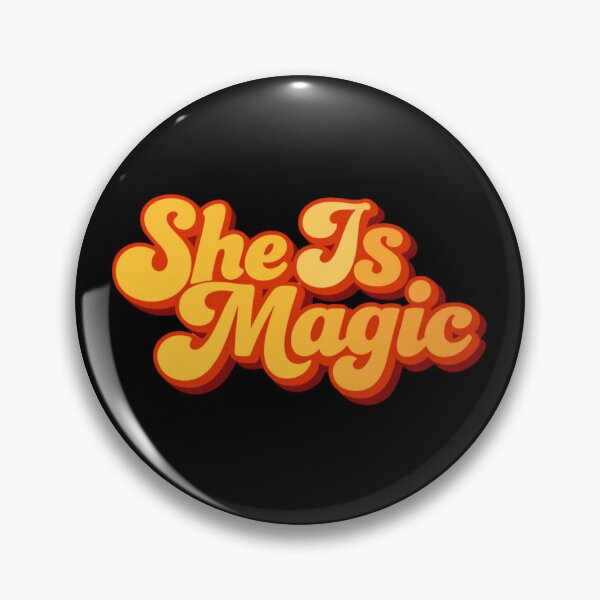 Item preview, She Is Magic Retro Script designed and sold by MOCH- ART.