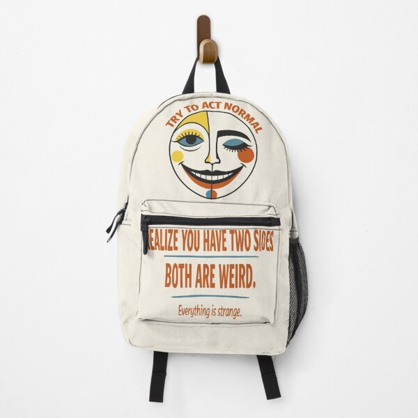 Item preview, Dual Mood Face – Playful Abstract Expression designed and sold by zoliartdesign.