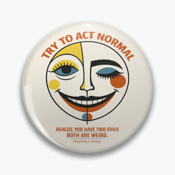 Item preview, Dual Mood Face – Playful Abstract Expression designed and sold by zoliartdesign.