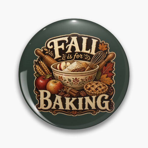 Item preview, Fall Is for Baking – Cozy Autumn Baker Design designed and sold by astersgraphics.