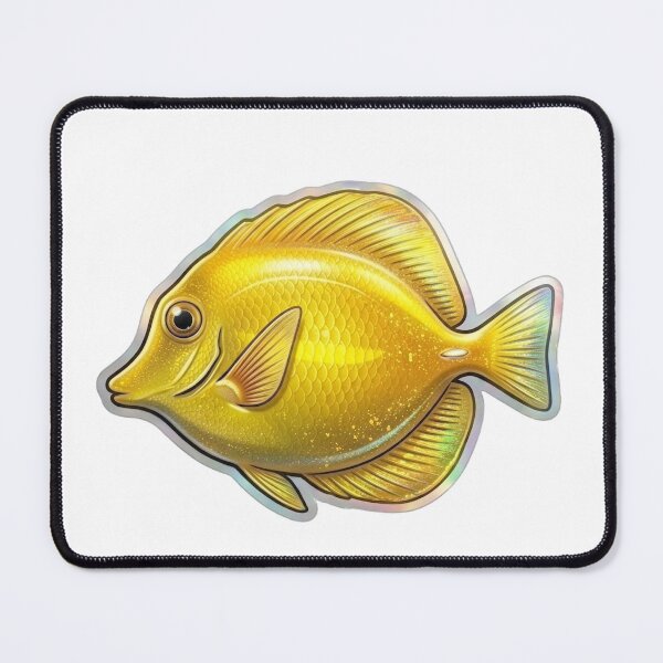 Item preview, Yellow Tang Tropical Reef Fish Aquarium Art designed and sold by KenworksDigital.