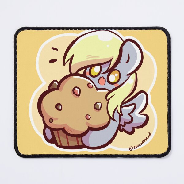 Item preview, Mlp Derpy hooves holding muffin designed and sold by zamiverseart.