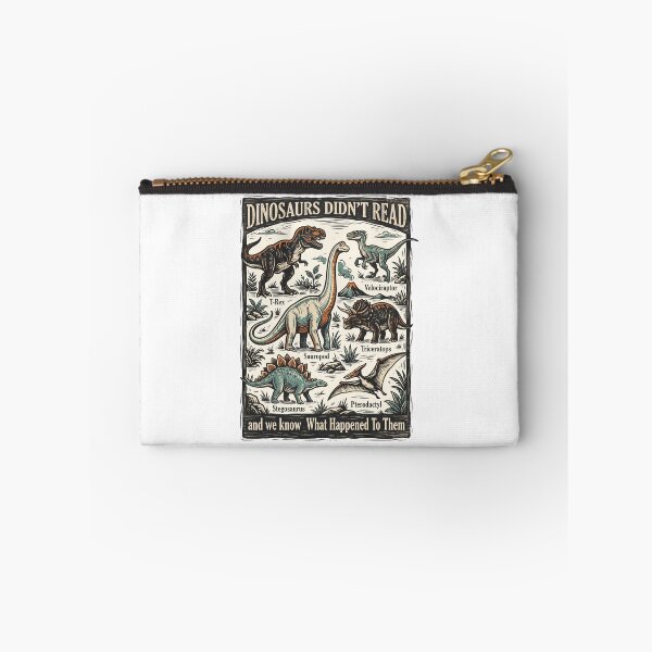Item preview,  Dinosaurs Didnt Read Art designed and sold by TeeARTHY.
