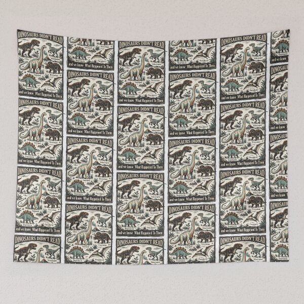 Item preview, Dinosaurs Didnt Read Art designed and sold by TeeARTHY.