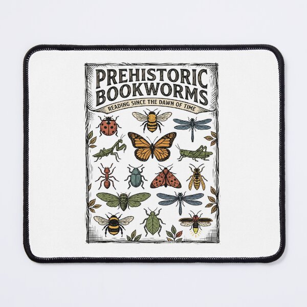 Item preview, Prehistoric Bookworms Insect Chart designed and sold by TeeARTHY.