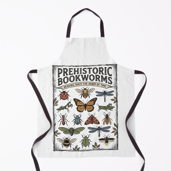 Item preview, Prehistoric Bookworms Insect Chart designed and sold by TeeARTHY.