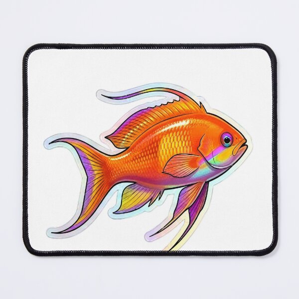 Item preview, Lyretail Anthias Colorful Reef Fish Art designed and sold by KenworksDigital.