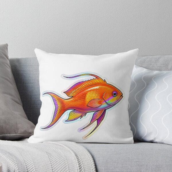 Item preview, Lyretail Anthias Colorful Reef Fish Art designed and sold by KenworksDigital.