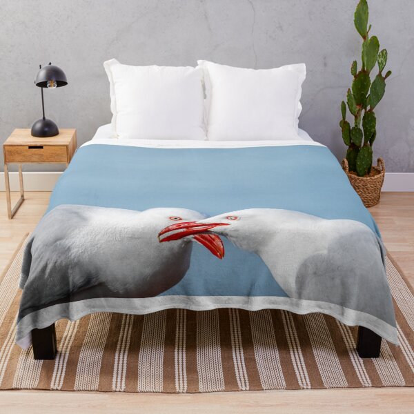 Item preview, Side-by-side colours and features of two red-billed gulls, designed and sold by Brian Scantlebury.