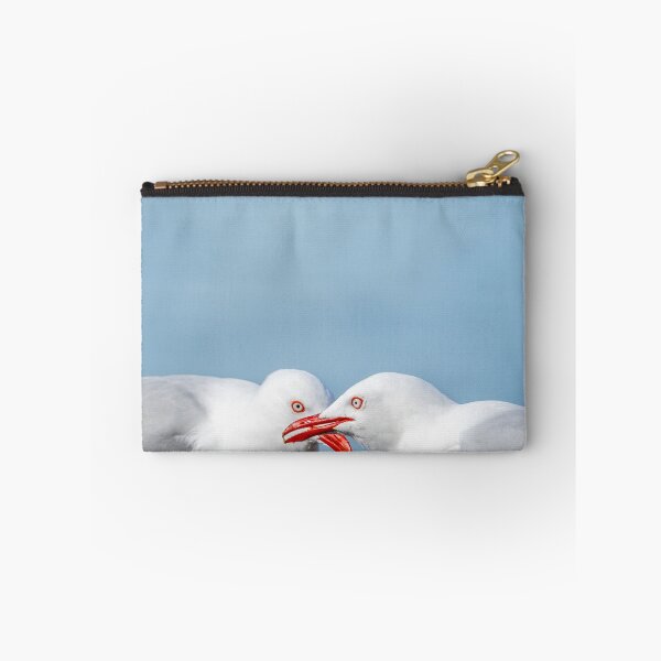 Item preview, Side-by-side colours and  features of two red-billed gulls, designed and sold by Brian Scantlebury.