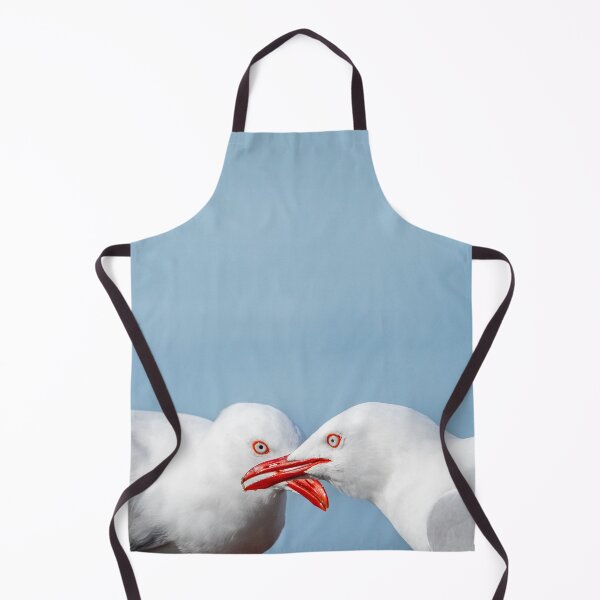 Item preview, Side-by-side colours and features of two red-billed gulls, designed and sold by Brian Scantlebury.