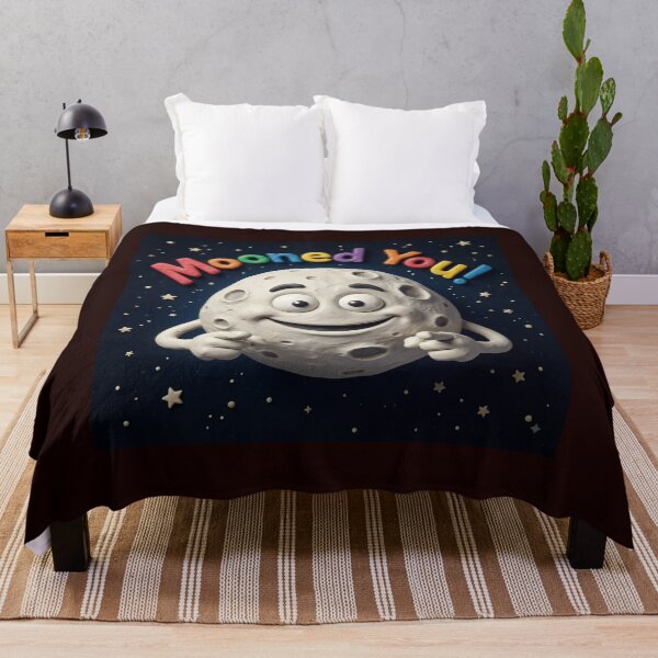Item preview, Mooned You Funny Space Pun Cute Claymation Style designed and sold by Billys-Orbit.