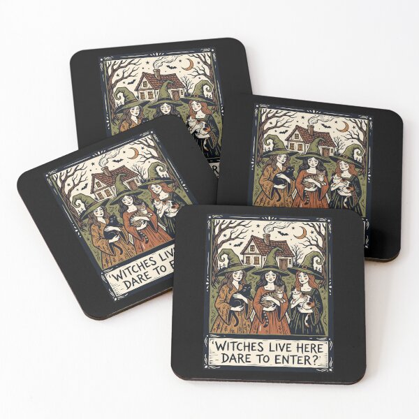 Item preview, Witches Live Here Art designed and sold by TeeARTHY.