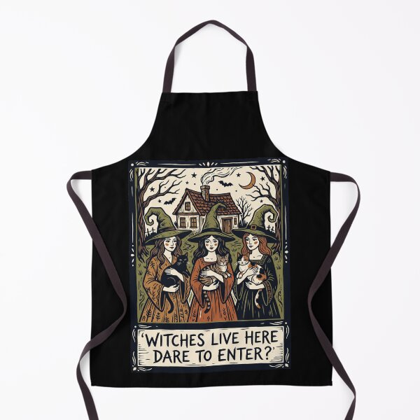 Item preview, Witches Live Here Art designed and sold by TeeARTHY.