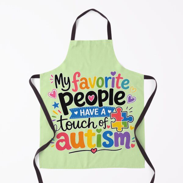 Item preview, My Favorite People Have a Touch of Autism – Colorful Autism Awareness Design designed and sold by TheStephanieRome.