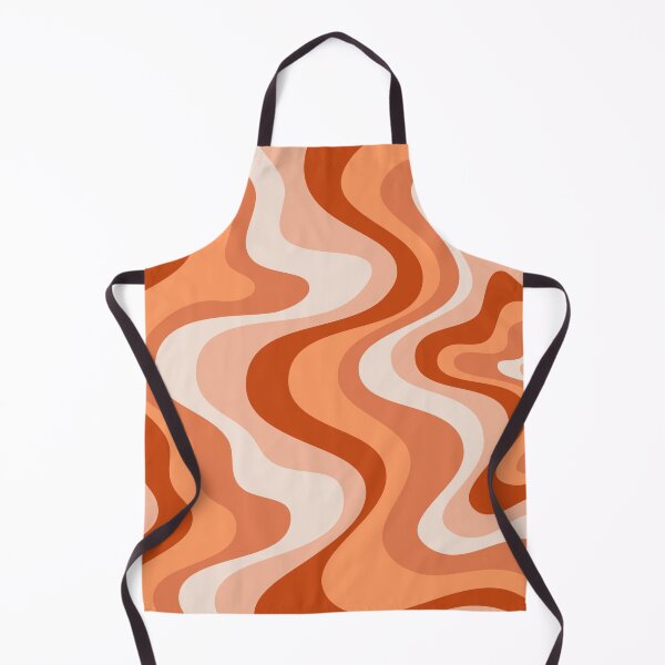 Item preview, Liquid Swirl Retro Abstract in oranges tones, Cream, and White designed and sold by Differenceee.