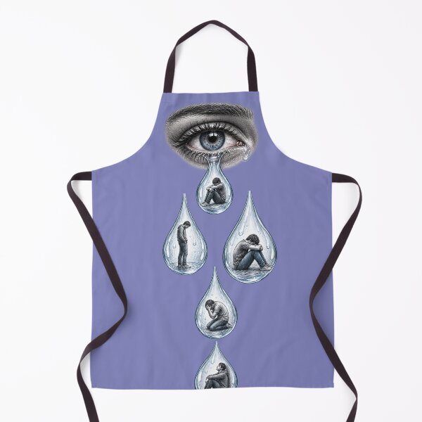 Item preview, I Let It All Wash Away With My Tears – Crying Eye Art designed and sold by The Kawaii Forge.
