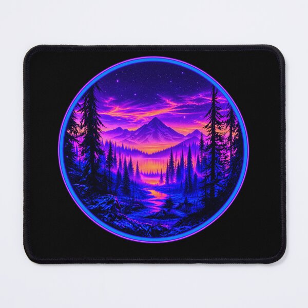 Item preview, Neon Forest Panorama designed and sold by DRABaBdesign.
