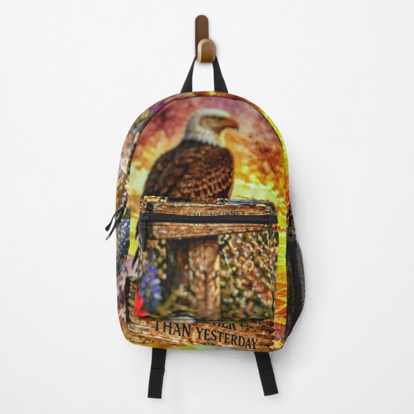 Item preview, Majestic Eagle Perched on Signpost, designed and sold by The Empire Of Digital Art..