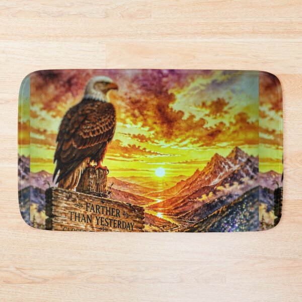 Item preview, Majestic Eagle Perched on Signpost, designed and sold by The Empire Of Digital Art..