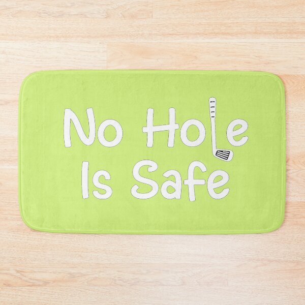 Item preview, No Hole Is Safe Funny Golf Shirt | Golf Pun Humor T-Shirt / Polo designed and sold by schnedsthreads.