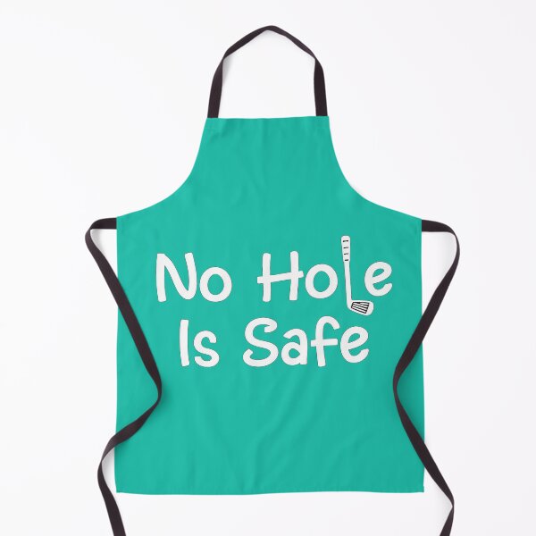 Item preview, No Hole Is Safe Funny Golf Shirt | Golf Pun Humor T-Shirt / Polo designed and sold by schnedsthreads.
