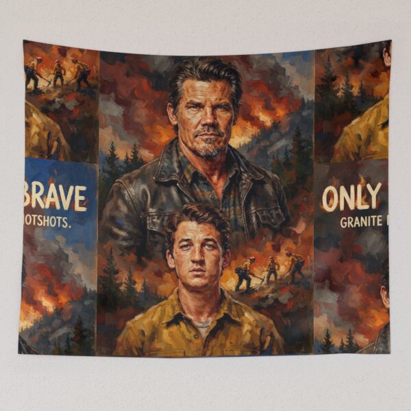 Item preview, Only the Brave Biographical Fine Art Tribute designed and sold by Art's Diner.