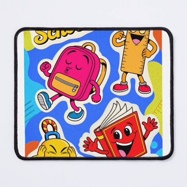 Item preview, Back to School Cartoon Sticker Pack designed and sold by ben.comictell.