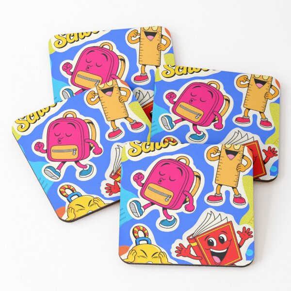 Item preview, Back to School Cartoon Sticker Pack designed and sold by ben.comictell.