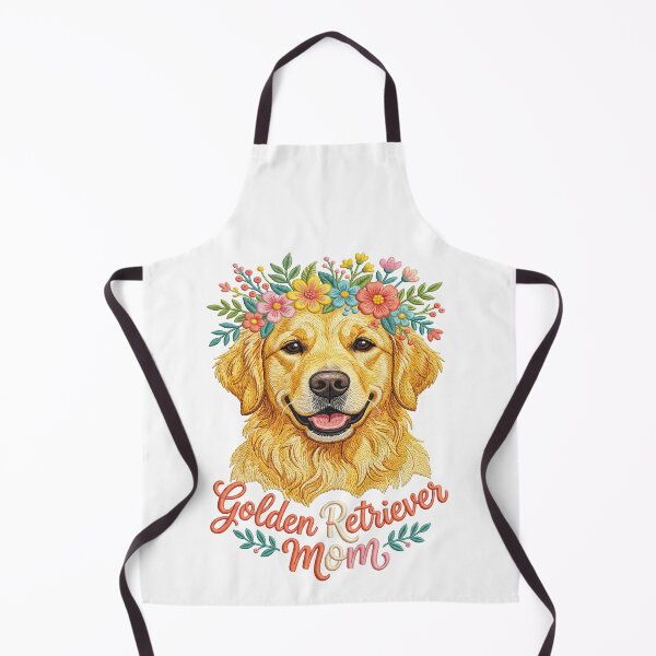 Item preview, Golden Retriever Mom Floral designed and sold by TeeARTHY.