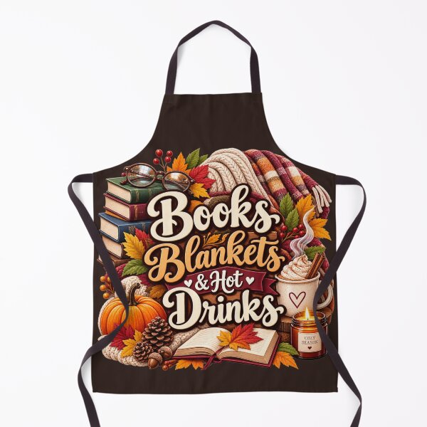 Item preview, Books Blankets & Hot Drinks – Cozy Autumn Book Lover Design designed and sold by astersgraphics.