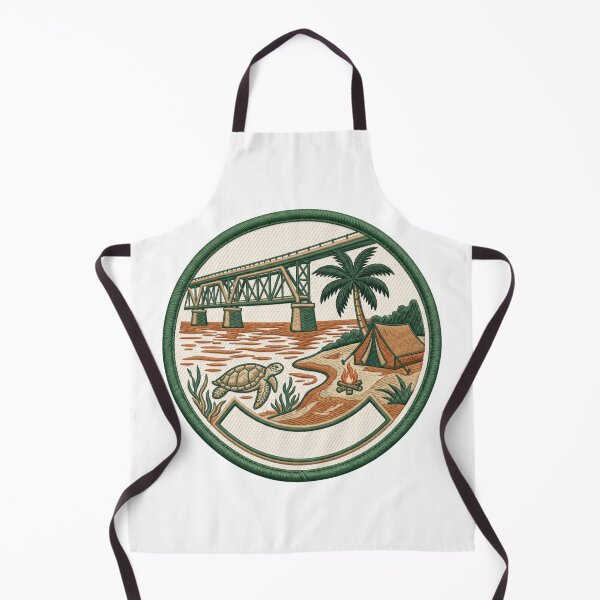 Item preview, Bahia Honda State Park Ranger Patch – Florida Keys Camping Vintage Scout Badge designed and sold by vivid-vibes-art.