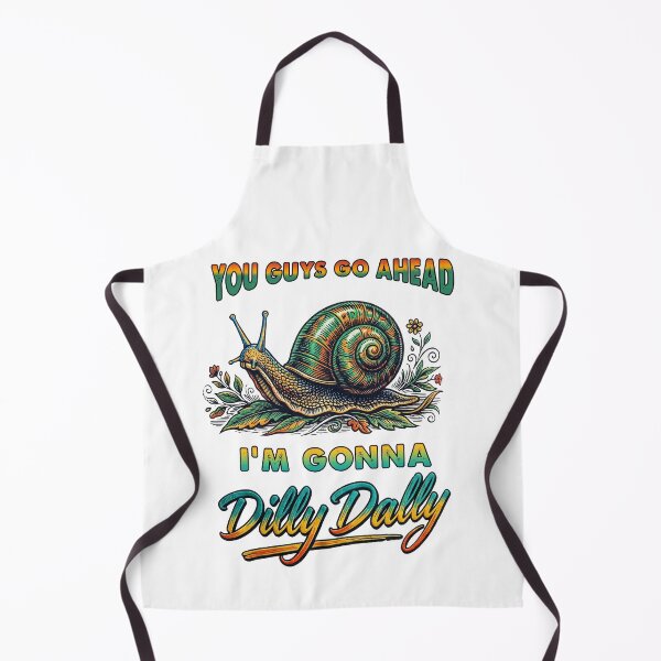 Item preview, Dilly Dally Snail Art designed and sold by TeeARTHY.